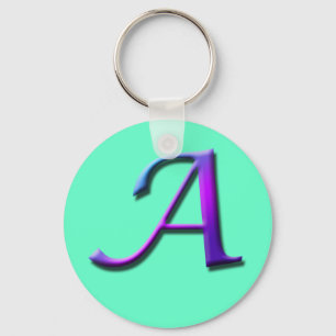 Monogram A Keychain