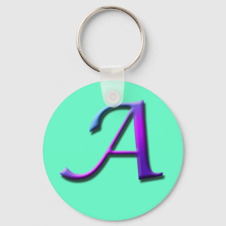 Monogram A Keychain