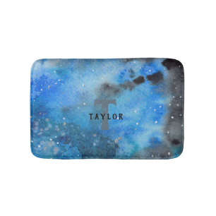 Monogram Abstract Art Bath Mat