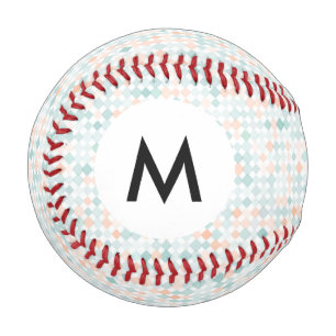 Monogram Abstract background with small spots Baseball