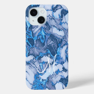 Monogram Abstract Pattern iPhone 15 Case