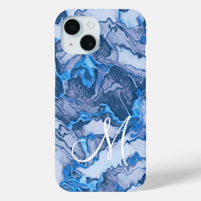 Monogram Abstract Pattern  Case-Mate iPhone Case (Back)