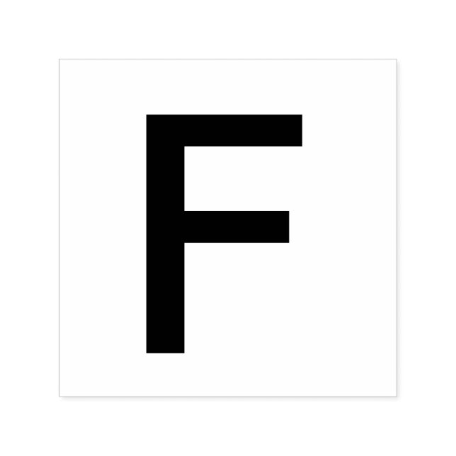 Monogram add name letter alphabet simple minimal t self-inking stamp (Design)