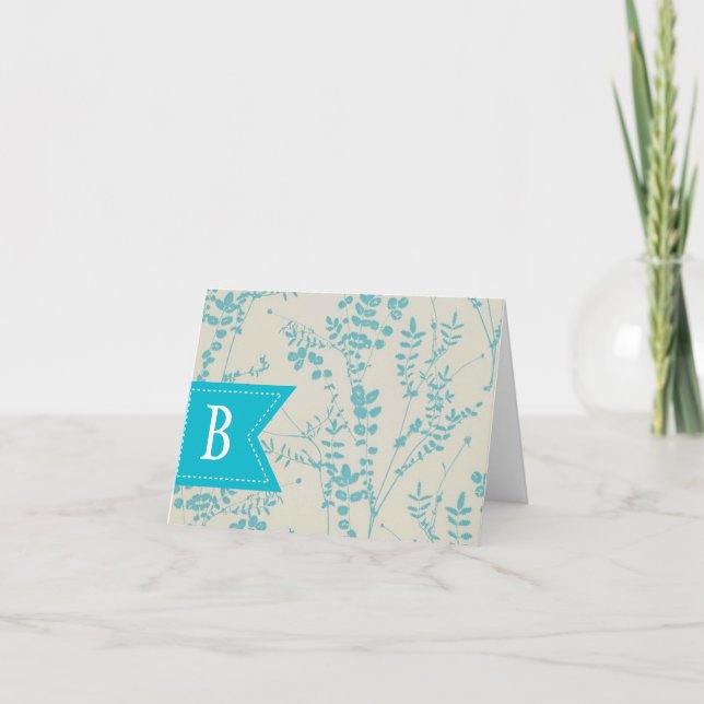 Monogram All-Occasion Note Cards (Front)
