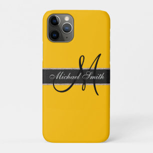 Monogram Amber Colour Background Case-Mate iPhone Case