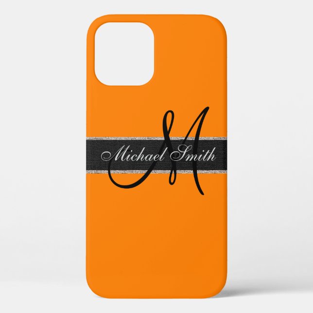 Monogram Amber (SAE-ECE) Colour Background Case-Mate iPhone Case (Back)