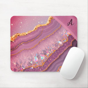 Monogram Amethyst Aurora Mouse Pad