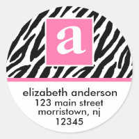 Monogram and Zebra Pattern