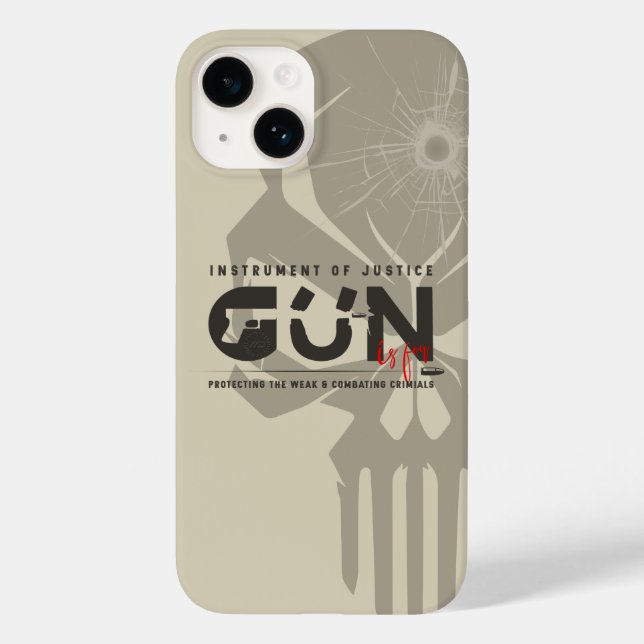 Monogram Art of Gun | Case-Mate iPhone Case (Back)