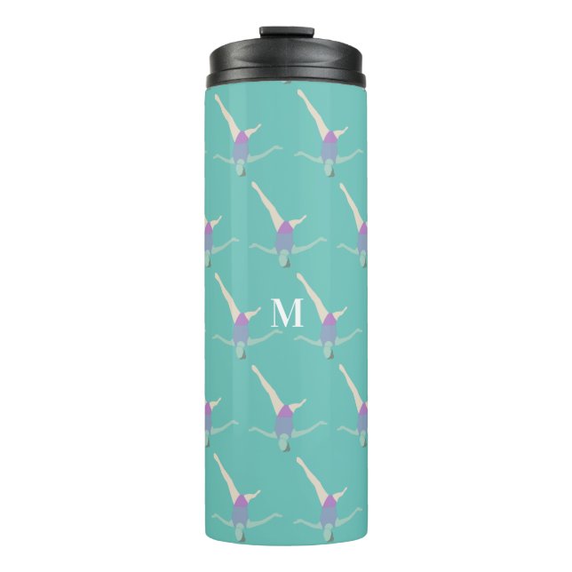 Monogram Artistic Swimming Thermal Tumbler (Front)