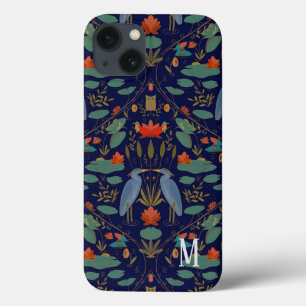 Monogram Arts & Crafts Heron iPhone / iPad case