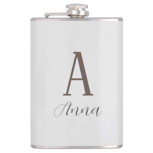 Monogram Autumn Flask