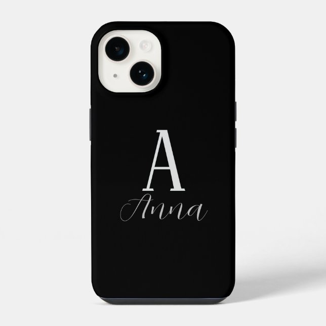 Monogram Autumn vibe Case-Mate iPhone Case (Back)