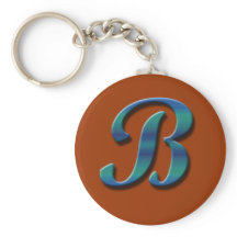 Monogram B Keychain