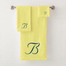 Monogram B Yellow 