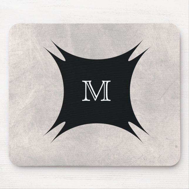 Monogram Back Personalise Mouse Pad (Front)