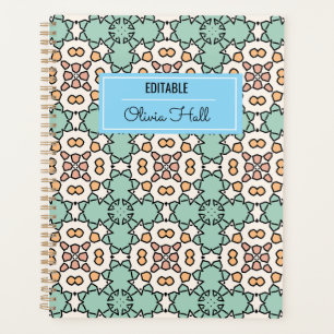 Monogram Back to School Supplies Teachers Planner