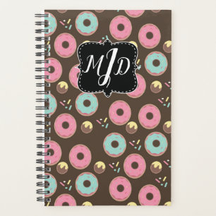 Monogram Bakery Doughnut Frosted Sprinkles Mix Planner