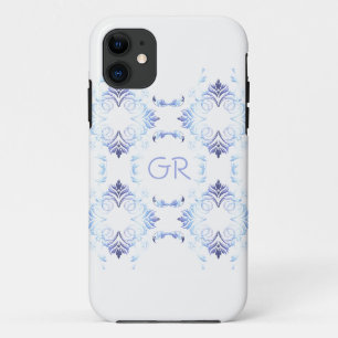 Monogram.Baroque element. Case-Mate iPhone Case