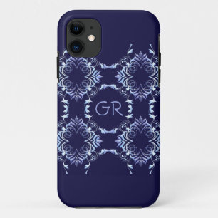 Monogram.Baroque element. Case-Mate iPhone Case