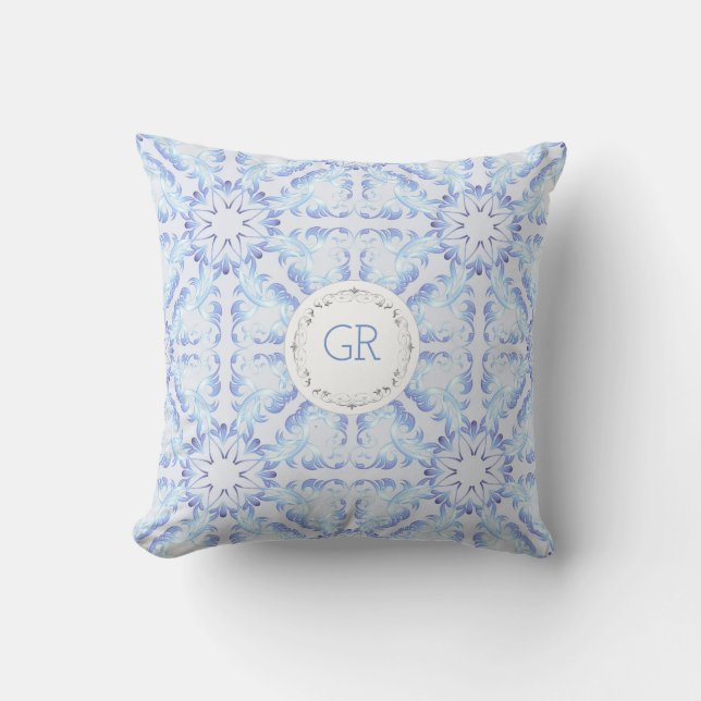 Monogram.Baroque element. Cushion (Front)
