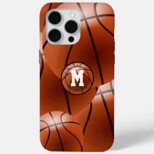 Monogram Basketball  iPhone 15 Pro Max Case