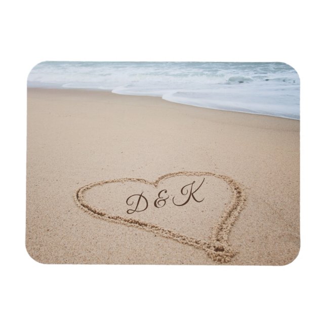 Monogram | Beach Love I Magnet (Horizontal)