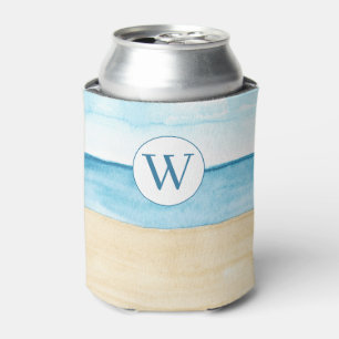 Monogram Beach Summer Can Cooler