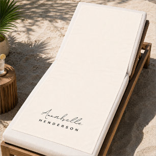 Monogram Beach Towels Custom Resort Towel Gift