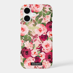 Monogram beautiful and classy floral Pink