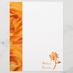 Monogram Beautiful Yellow Orange Hybrid Tea Roses