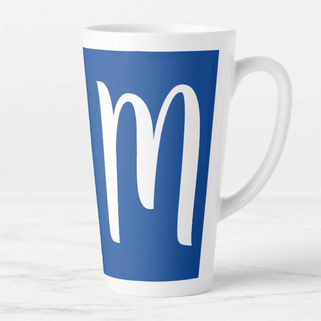 MONOGRAM BIG LATTE MUG FOR CHRISTMAS (Right)
