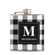 Monogram Black and White Buffalo Check