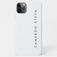 Monogram Black And White Minimalist