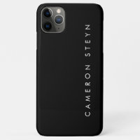 Monogram Black And White Minimalist