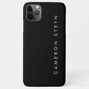 Monogram Black And White Minimalist Case-Mate iPhone Case
