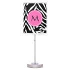Monogram Black and White Zebra Print
