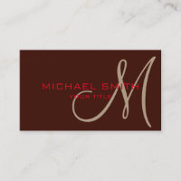Monogram Black bean colour background