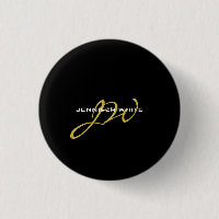 Monogram Black Gold Colour Plain Modern Own Name