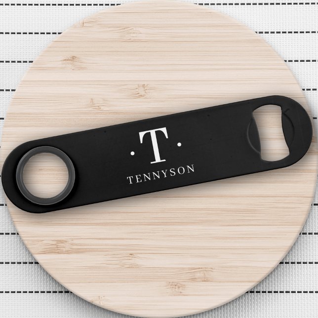 Monogram Black White Stylish Modern Minimalist (Creator Uploaded)