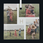 Monogram Blocks Editable Colour Photo Ornament<br><div class="desc">Photo gifts make the best gifts! Easily personalised with your text and/or photo(s) for a custom look. Designed by Berry Berry Sweet,  Modern Stationery and Personalised Gifts. Visit our website at www.berryberrysweet.com to see our full product lines.</div>