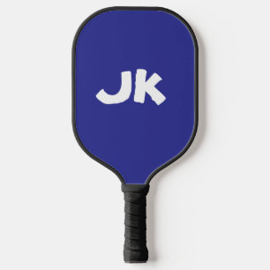 Monogram Blue Personalized Pickleball Paddle