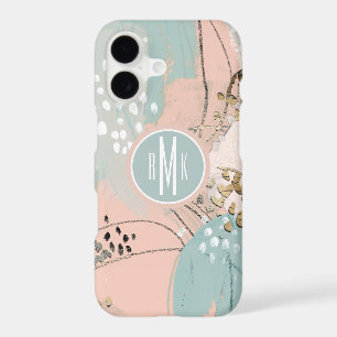 Monogram Blush & Gold I