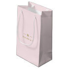 Monogram Blush Pink | Elegant Gold Minimalist