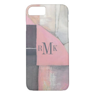 Monogram   Blushing Bride Case-Mate iPhone Case