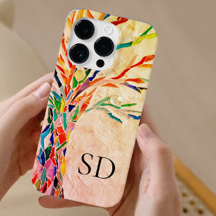 Monogram Botanical Case-Mate iPhone 14 Pro Case