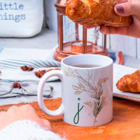 Monogram Botanical Eucalyptus Modern Premium