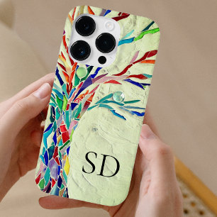 Monogram Botanical Green Case-Mate iPhone 14 Pro Case