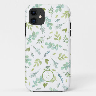 Monogram Botanical Leaf Case-Mate iPhone Case