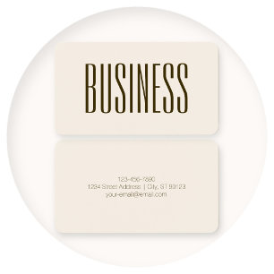 Monogram, Brand or Business Name   Off-white Brown